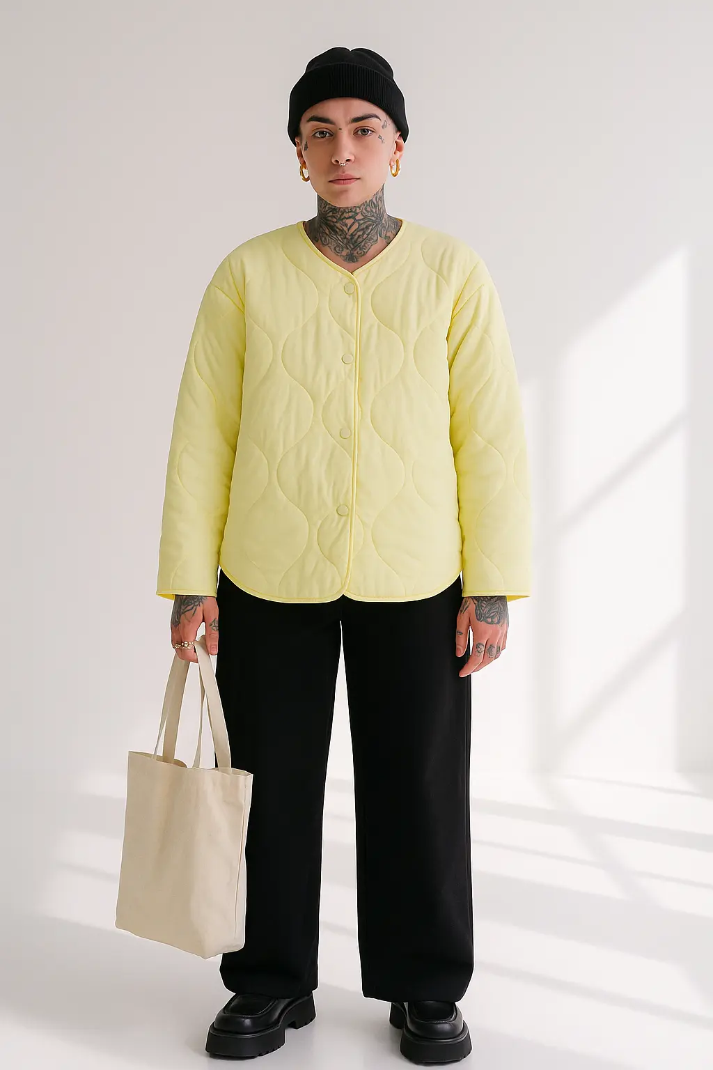 Lielle Autumn Cotton Diamond-Quilted Women's Jacket