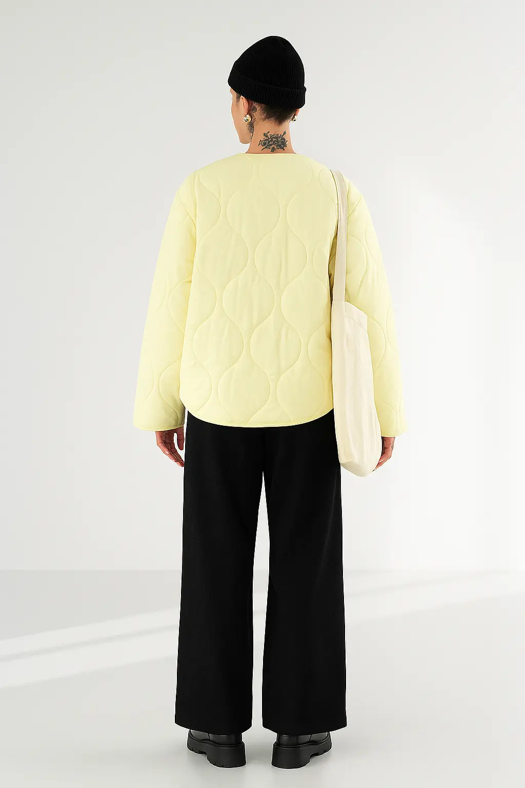 Lielle Autumn Cotton Diamond-Quilted Women's Jacket