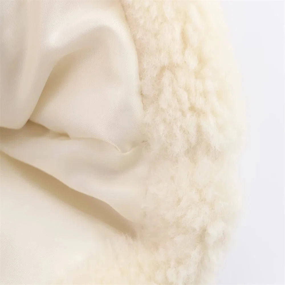 Kylie Autumn Fall Faux Fur Coat Jacket with Belt | Fashion & Temperament Lumenhaus Collective