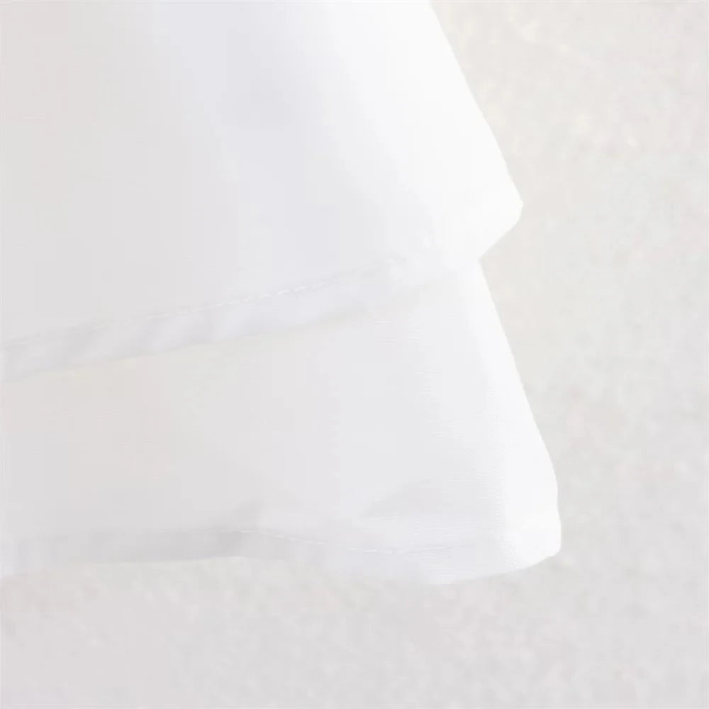 Chloe White Tie-Waist Blouse - Long Sleeve Collared Button-Down Shirt for Women Lumenhaus Collective