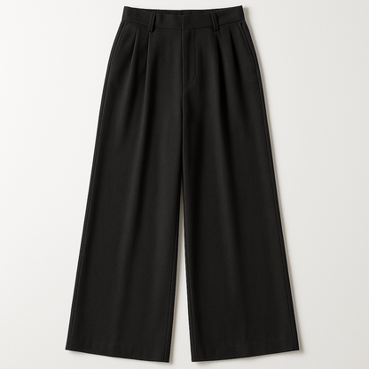 Women's High Waist Wide Leg Dress Pants - Elegant Trousers Lumenhaus Collective