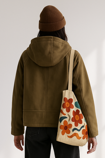 Harper Autumn Fall Women’s Suede Effect Hooded Jacket Lumenhaus Collective