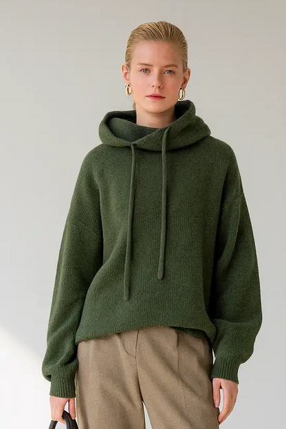 Women's High-Neck Pullover Sweater | LuxeSoft Warm Knit Lumenhaus Collective