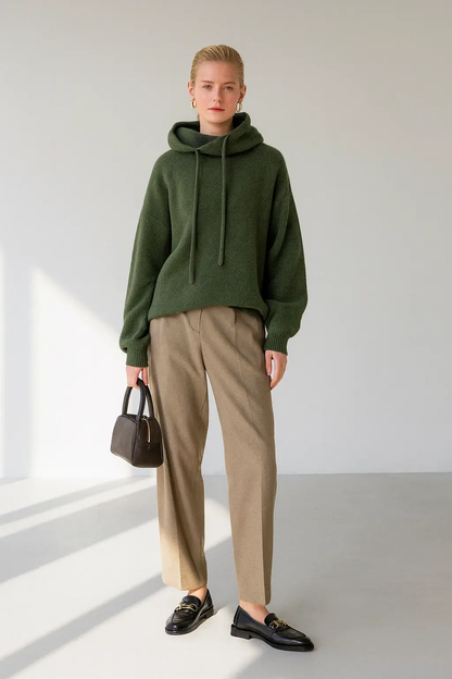 High-Neck Pullover Women's Sweater | LuxeSoft Warm Knit