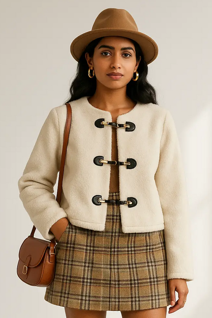 Fall Breeze Front Clasp Casual Jacket – European-American Chic Lumenhaus Collective