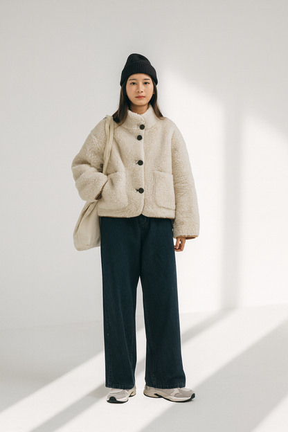 Women's Reversible Jacket - Versatile 2-in-1 Outerwear for Fall & Winter Lumenhaus Collective