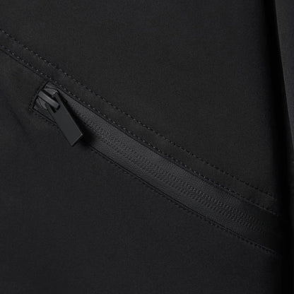 Sylvie Women's Black Waterproof Cropped Jacket - Hooded Loose Fit Spring Summer Fall Lumenhaus Collective