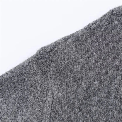 Vero Women's Loose Ribbed Round Neck Knit Sweater | Autumn Fall Versatile Style Lumenhaus Collective