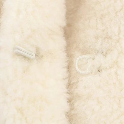 Kylie Autumn Fall Faux Fur Coat Jacket with Belt | Fashion & Temperament Lumenhaus Collective