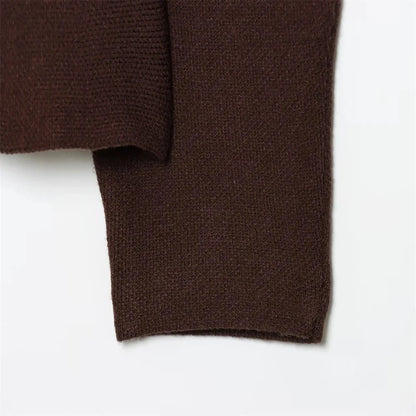 Women's Belted Knitted Cardigan | V-Neck Long Sleeve Sweater Coat for Autumn Fall Lumenhaus Collective