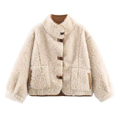 Women's Reversible Jacket - Versatile 2-in-1 Outerwear for Fall & Winter Lumenhaus Collective